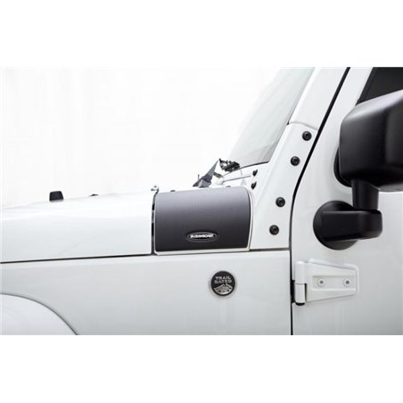 Bushwacker 07-18 Jeep Wrangler Trail Armor Cowl Cover - Black