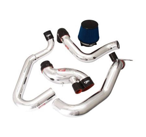 Injen 03-06 Evo 8/9/MR Cast Aluminum Intake System w/ Full Intercooler Piping Polished Short Ram Int