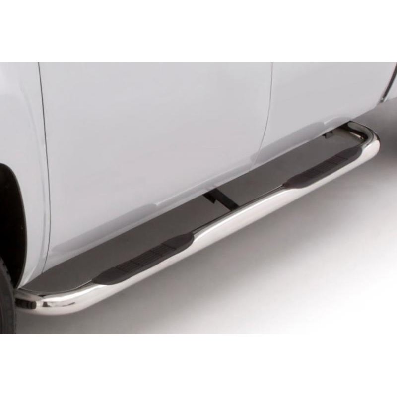 Lund 15-18 Ford F-150 SuperCab 3in. Round Bent SS Nerf Bars - Polished