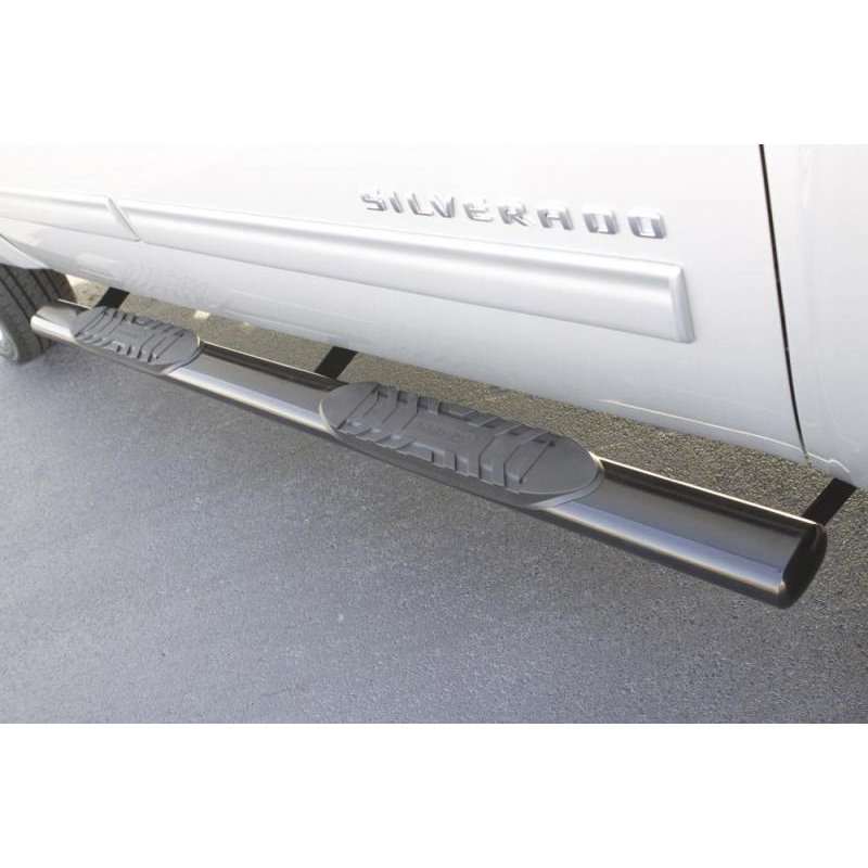 Lund 15-18 Ford F-150 SuperCab 5in. Oval Straight SS Nerf Bars - Polished