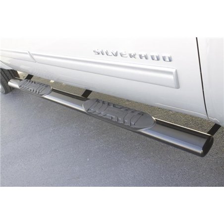 Lund 15-18 Ford F-150 SuperCab 5in. Oval Straight SS Nerf Bars - Polished