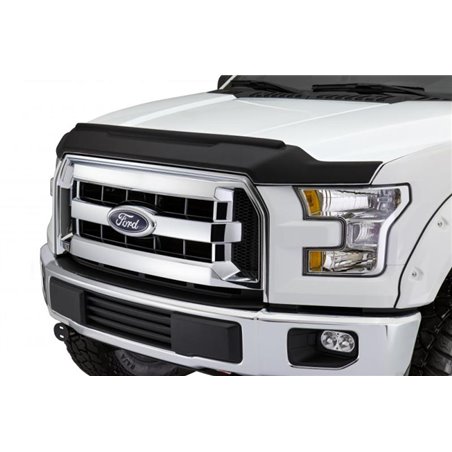 AVS 11-16 Ford F-250 Super Duty Aeroskin II Textured Low Profile Hood Shield - Black