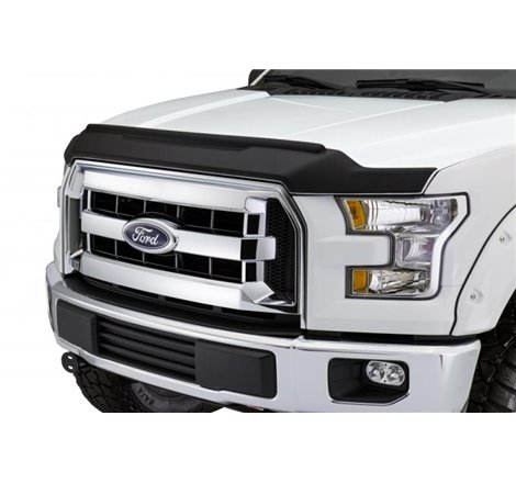 AVS 15-18 Ford F-150 Aeroskin II Textured Low Profile Hood Shield - Black