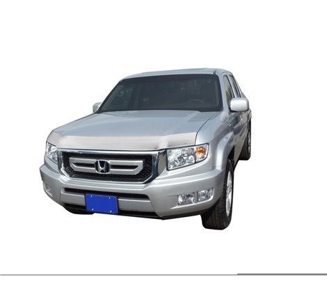 AVS 06-14 Honda Ridgeline Aeroskin Low Profile Hood Shield - Chrome