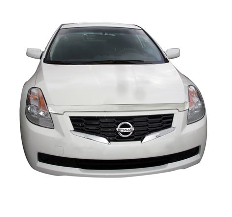 AVS 07-09 Nissan Altima Aeroskin Low Profile Hood Shield - Chrome