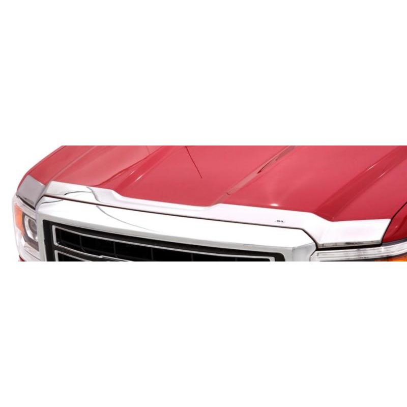 AVS 13-15 Honda Civic Aeroskin Low Profile Hood Shield - Chrome