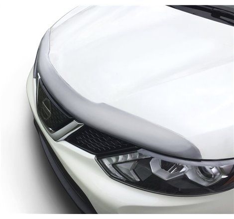 AVS 14-18 Nissan Rogue (Excl. Sport Model) Aeroskin Low Profile Hood Shield - Chrome