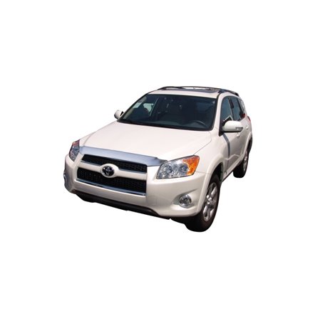 AVS 06-11 Toyota RAV4 Aeroskin Low Profile Hood Shield - Chrome