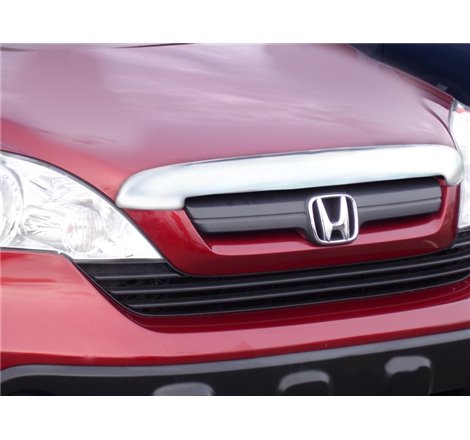 AVS 07-09 Honda CR-V Aeroskin Low Profile Hood Shield - Chrome