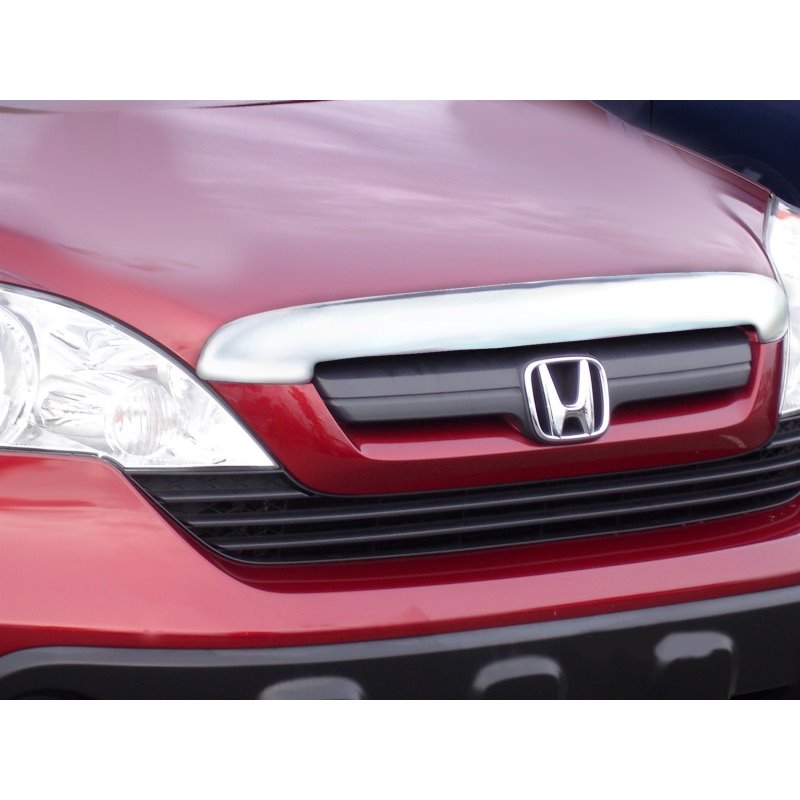 AVS 07-09 Honda CR-V Aeroskin Low Profile Hood Shield - Chrome