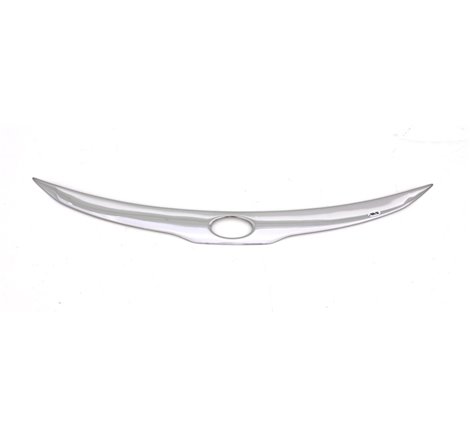 AVS 11-15 Kia Optima (Grille Fascia Mount) Aeroskin Low Profile Hood Shield - Chrome