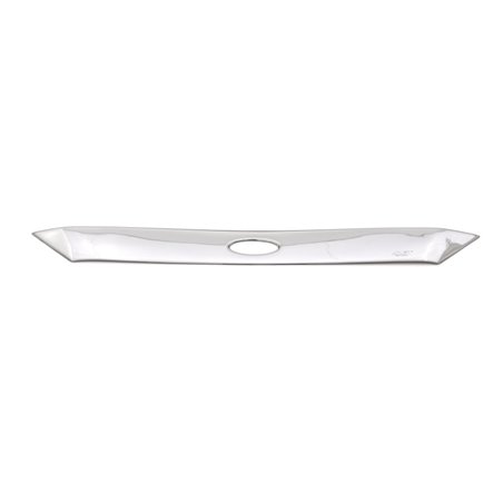 AVS 13-16 Ford Fusion (Grille Fascia Mount) Aeroskin Low Profile Hood Shield - Chrome