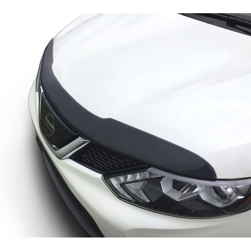 AVS 14-18 Nissan Rogue (Excl. Sport Model) Aeroskin Low Profile Acrylic Hood Shield - Smoke