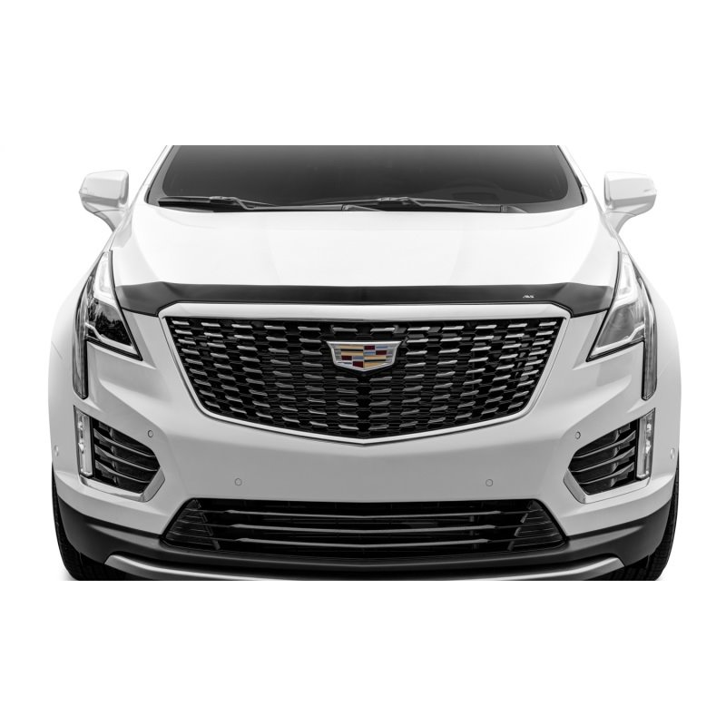 AVS 17-18 Cadillac XT5 Aeroskin Low Profile Acrylic Hood Shield - Smoke