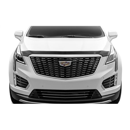 AVS 17-18 Cadillac XT5 Aeroskin Low Profile Acrylic Hood Shield - Smoke