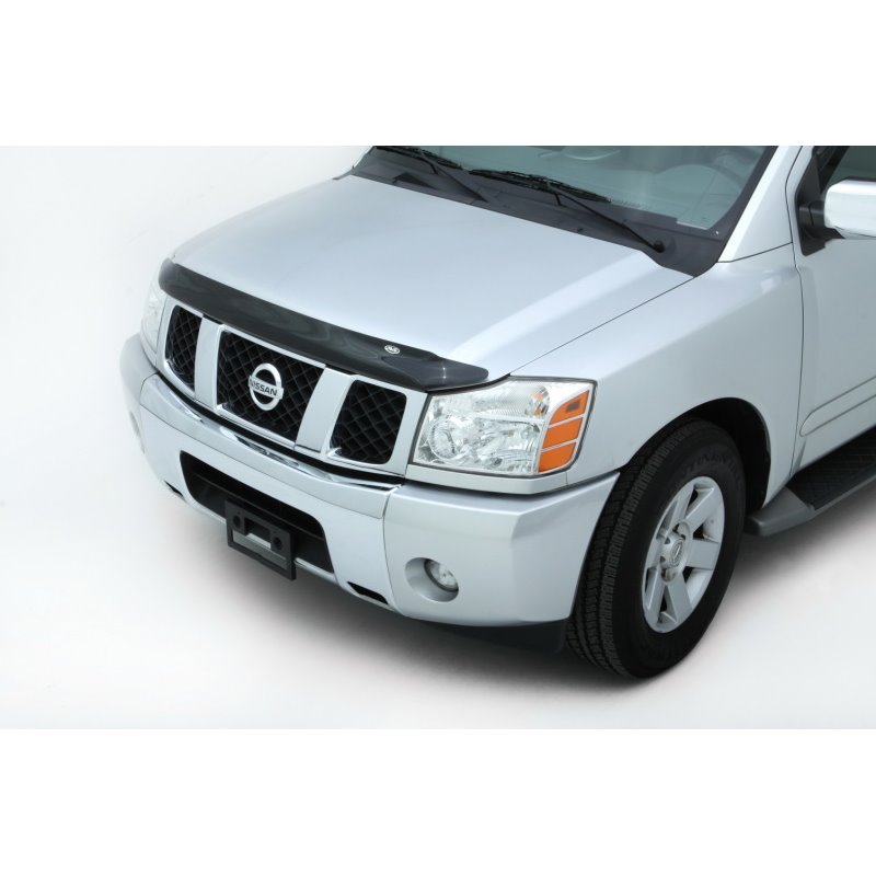 AVS 04-15 Nissan Armada High Profile Bugflector II Hood Shield - Smoke