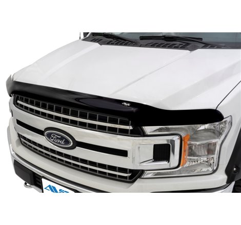 AVS 15-20 Ford F-150 (Excl. Raptor) High Profile Bugflector II Hood Shield - Smoke