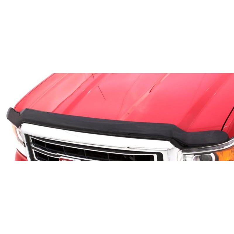 AVS 16-18 Nissan Titan XD High Profile Bugflector II Hood Shield - Smoke