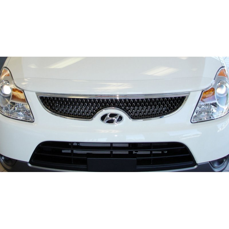 AVS 07-11 Hyundai Veracruz High Profile Bugflector II Hood Shield - Smoke