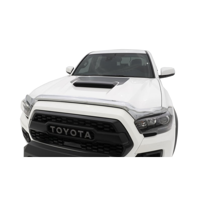 AVS 16-18 Toyota Tacoma High Profile Hood Shield - Chrome