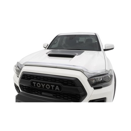 AVS 16-18 Toyota Tacoma High Profile Hood Shield - Chrome