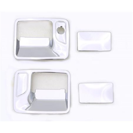 AVS 99-16 Ford F-250 (w/o Passenger Keyhole) Door Handle Covers (2 Door) 4pc Set - Chrome