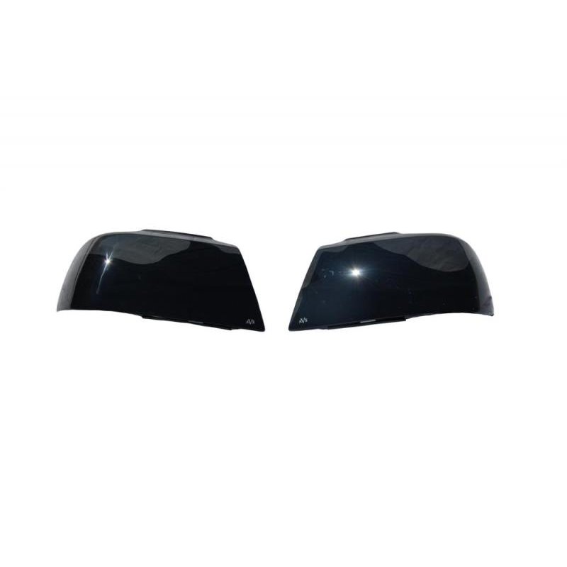 AVS 87-91 Ford Bronco Headlight Covers - Black