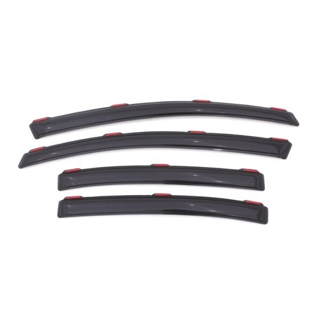 AVS 12-15 Honda Civic Ventvisor In-Channel Front & Rear Window Deflectors 4pc - Smoke