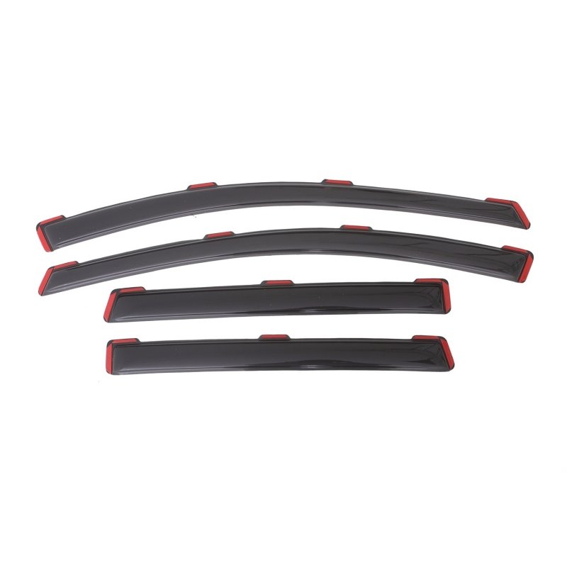 AVS 13-18 Ford Escape Ventvisor In-Channel Front & Rear Window Deflectors 4pc - Smoke