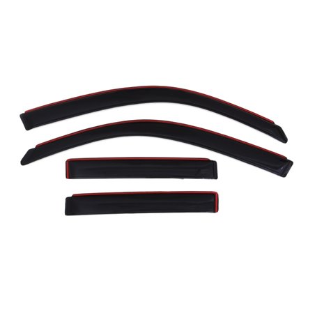 AVS 03-09 Toyota 4Runner Ventvisor In-Channel Front & Rear Window Deflectors 4pc - Smoke