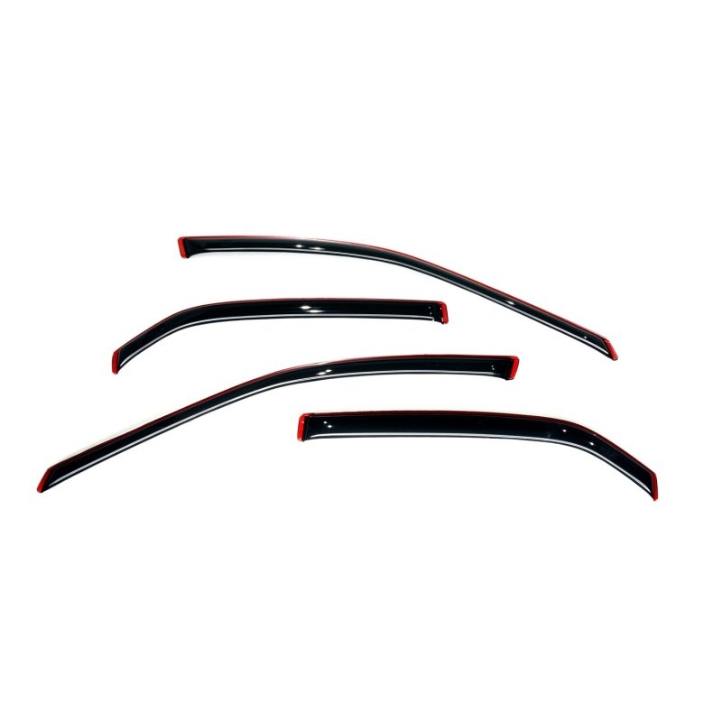 AVS 98-02 Honda Accord Ventvisor In-Channel Front & Rear Window Deflectors 4pc - Smoke