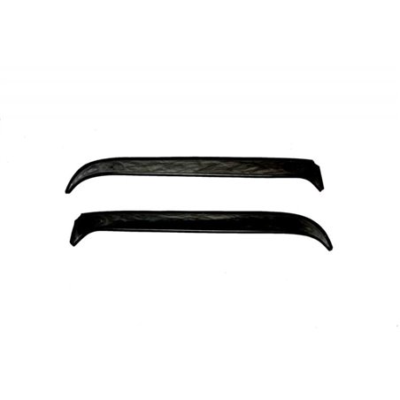 AVS 87-04 Peterbilt 320 Ventshade Extra Wide 2pc - Black