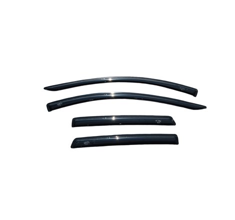 AVS 07-14 Ford Edge Ventvisor Outside Mount Window Deflectors 4pc - Smoke