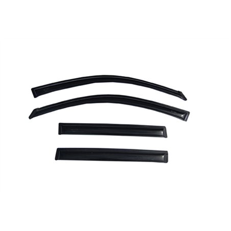 AVS 08-13 Toyota Highlander Ventvisor Outside Mount Window Deflectors 4pc - Smoke