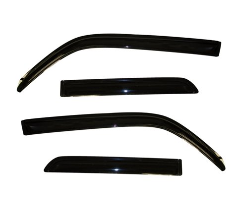 AVS 10-18 Toyota 4Runner Ventvisor Outside Mount Window Deflectors 4pc - Smoke