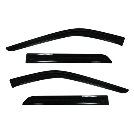 AVS 11-18 Ford Explorer Ventvisor Outside Mount Window Deflectors 4pc - Smoke