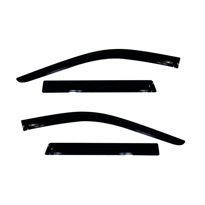 AVS 11-18 Jeep Grand Cherokee Ventvisor Outside Mount Window Deflectors 4pc - Smoke