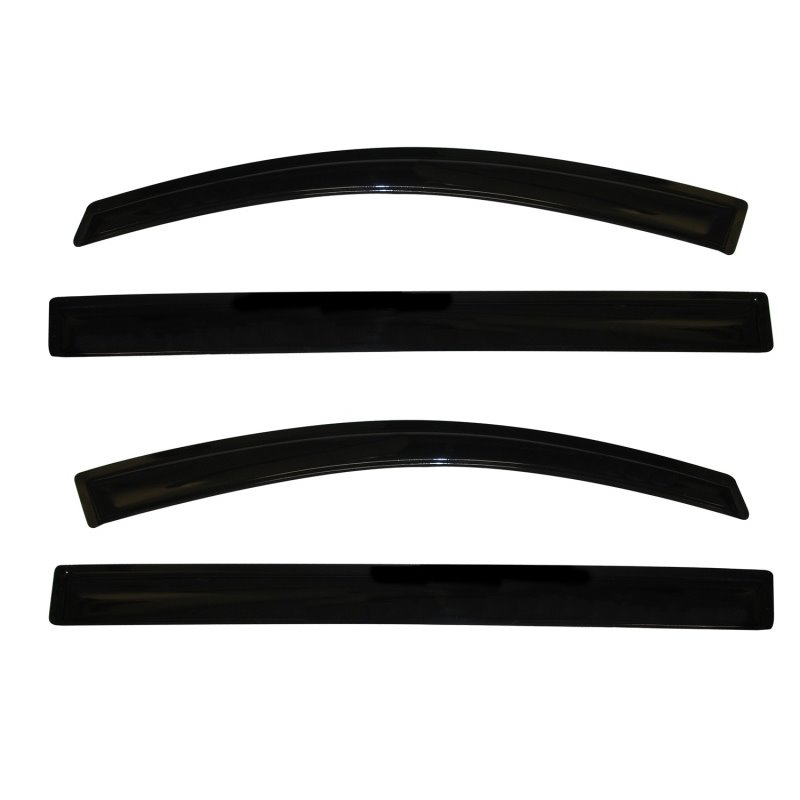 AVS 11-18 Toyota Sienna Ventvisor Outside Mount Window Deflectors 4pc - Smoke