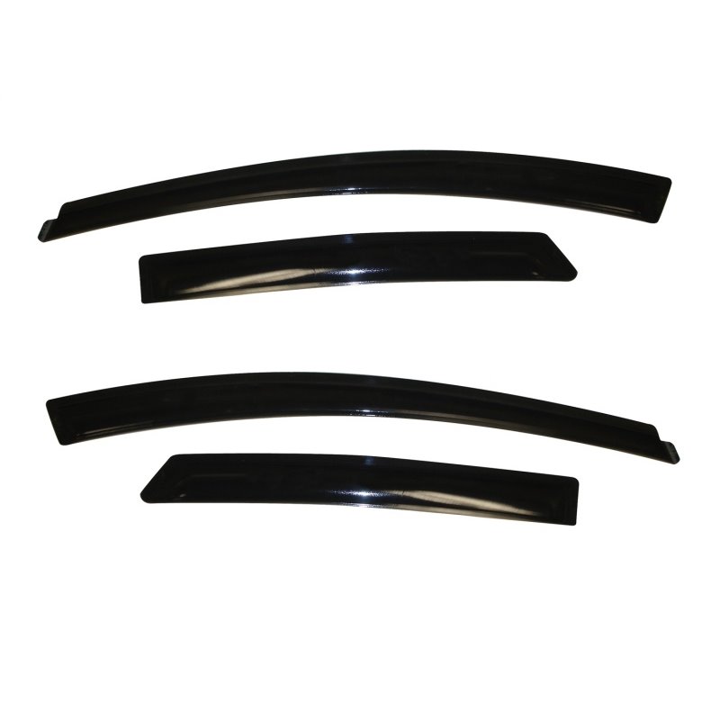 AVS 12-18 Ford Focus Ventvisor Outside Mount Window Deflectors 4pc - Smoke