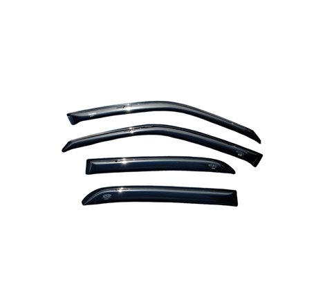 AVS 98-11 Ford Crown Victoria (Short Rears) Ventvisor Outside Mount Window Deflectors 4pc - Smoke