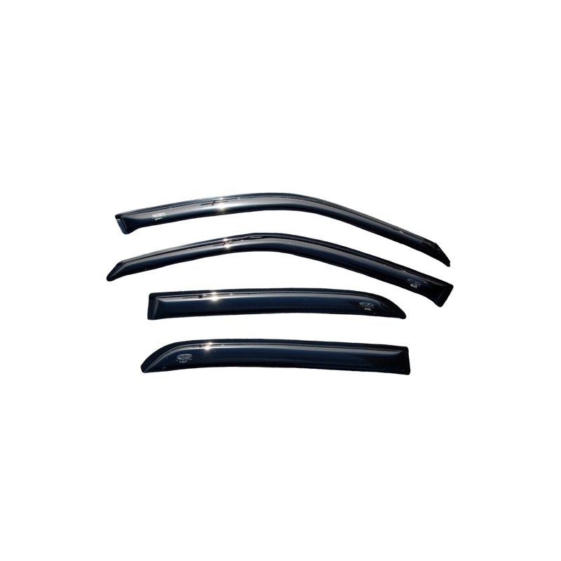 AVS 98-11 Ford Crown Victoria (Short Rears) Ventvisor Outside Mount Window Deflectors 4pc - Smoke