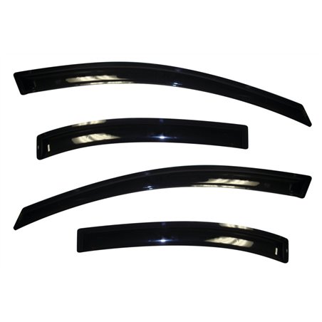 AVS 06-09 Kia RIO Ventvisor Outside Mount Window Deflectors 4pc - Smoke