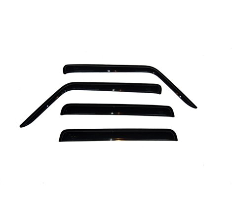 AVS 06-10 Jeep Commander Ventvisor Outside Mount Window Deflectors 4pc - Smoke