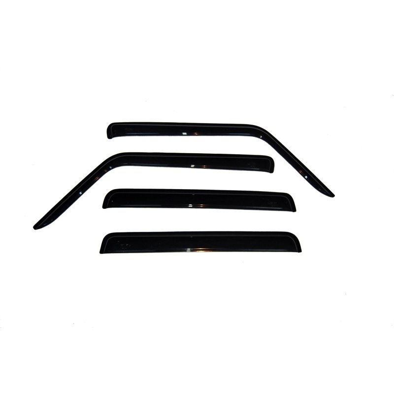 AVS 06-10 Jeep Commander Ventvisor Outside Mount Window Deflectors 4pc - Smoke