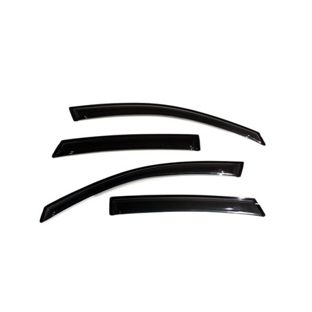 AVS 08-11 Ford Focus Ventvisor Outside Mount Window Deflectors 4pc - Smoke