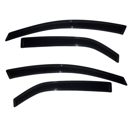 AVS 10-12 Kia Forte Ventvisor Outside Mount Window Deflectors 4pc - Smoke