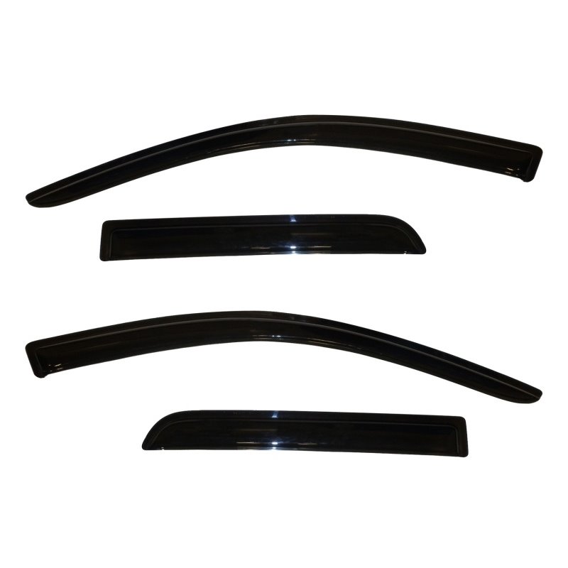 AVS 11-13 Mitsubishi Outlander Sport Ventvisor Outside Mount Window Deflectors 4pc - Smoke