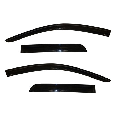 AVS 11-13 Mitsubishi Outlander Sport Ventvisor Outside Mount Window Deflectors 4pc - Smoke