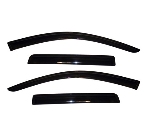 AVS 11-18 Mitsubishi Outlander (Excl. Sport) Ventvisor Outside Mount Window Deflectors 4pc - Smoke