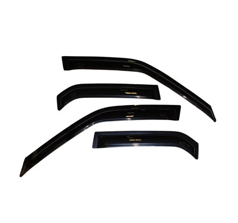 AVS 88-92 Toyota Corolla Ventvisor Outside Mount Window Deflectors 4pc - Smoke